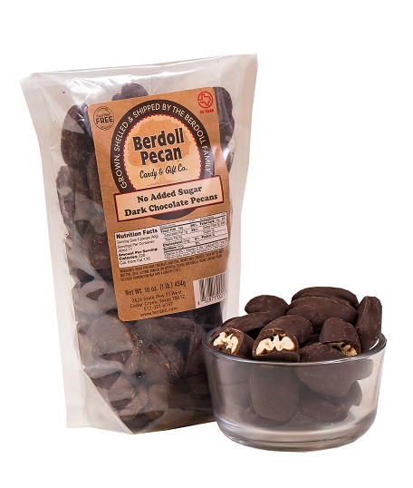 NO ADDED SUGAR DARK CHOCOLATE PECANS